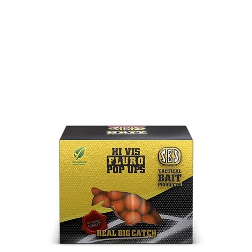 Sbs Fluro Pop Ups Peach 40gm 14mm
