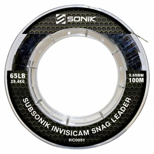 Sonik Subsonik Invisicam Snag Leader 100 M 55Lbs (0,60)