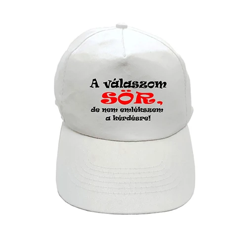 Baseball Sapka A Válaszom Sör!