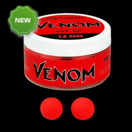 Venom Pop-Up Boilie 16 mm Crazy Cherry