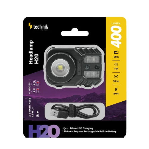 Technik Fejlámpa H20+ Fókusz