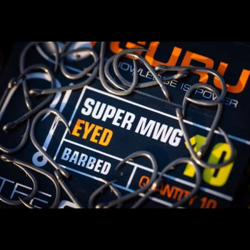 GURU Super MWG Barbed 10, füles, szakállas horog