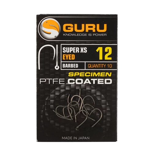 Guru Super XS Barbed, szakállas, füles horog