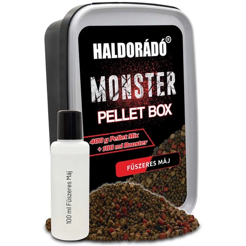 Haldorádó Monster Pellet Box - Fűszeres Máj