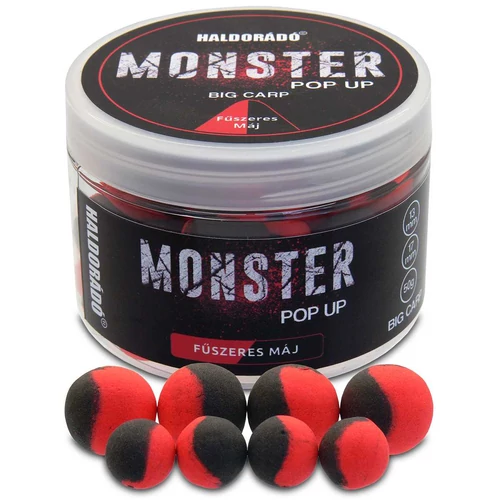 Haldorádó Monster Pop Up Big Carp - Fűszeres Máj