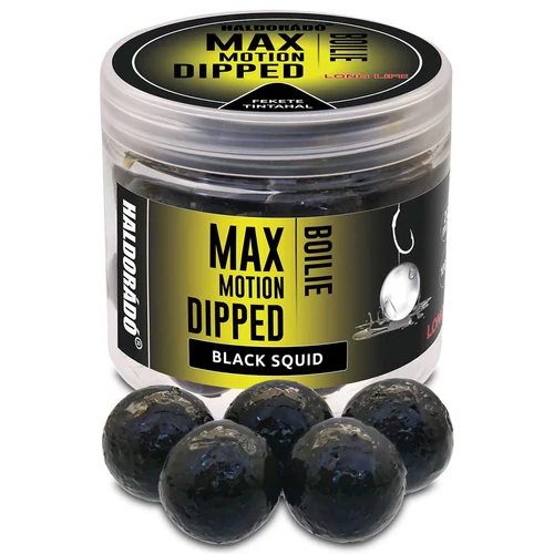 Haldorádó Max Motion Boilie Dipped 20 mm - Fekete Tintahal