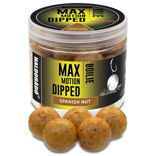 Haldorádó Max Motion Boilie Dipped 20 mm - Spanyol Mogyoró