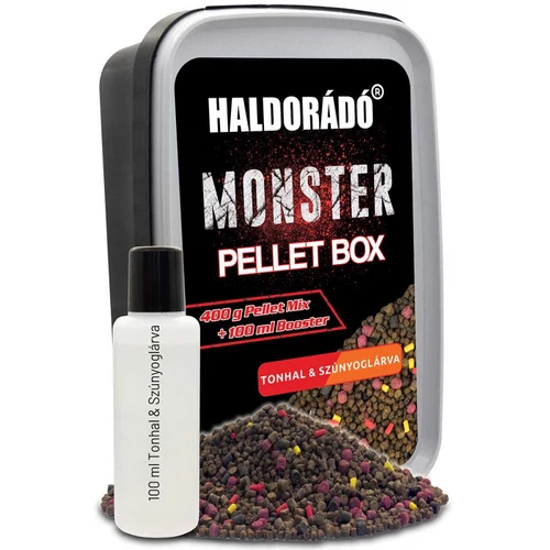 Haldorádó Monster Pellet Box - Tonhal & Szúnyoglárva