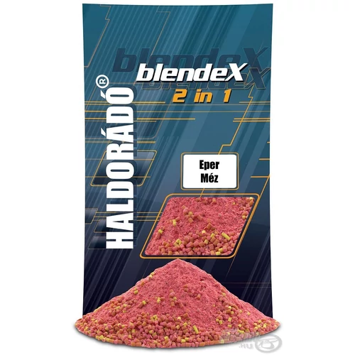 Haldorádó BlendeX 2 in 1 - Eper + Méz etetőanyag, pelletekkel dúsítva