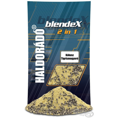 Haldorádó BlendeX 2 in 1 - Kókusz + Tigrismogyoró etetőanyag, pelletekkel dúsítva