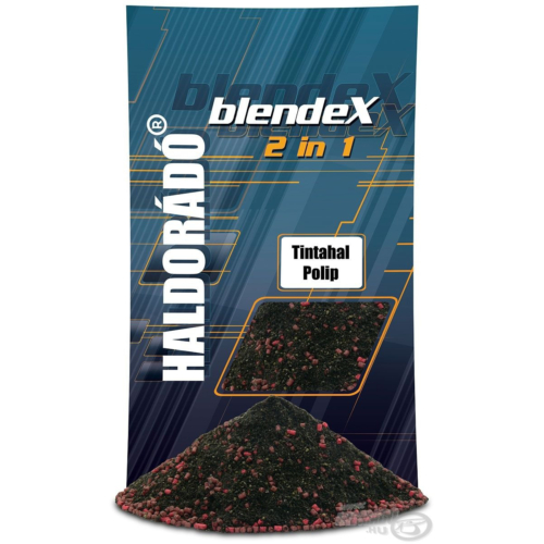 Haldorádó BlendeX 2 in 1 - Tintahal + Polip etetőanyag, pelletekkel dúsítva