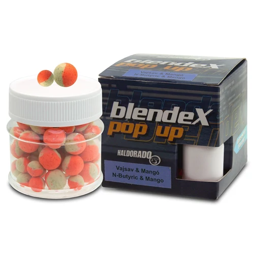 Haldorádó BlendeX Pop Up Method - Vajsav + Mangó pop-up csalizó bojli 8-10mm