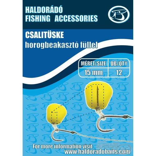 Haldorádó Csalitüske Horogbeakasztófüllel  15mm
