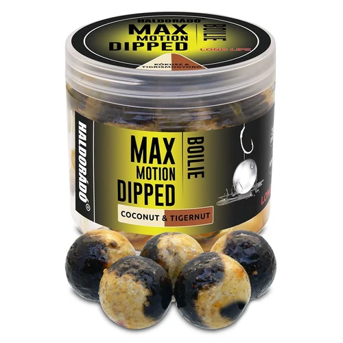 Haldorádó Max Motion Boilie Dipped 20 mm - Kókusz & Tigrismogyoró