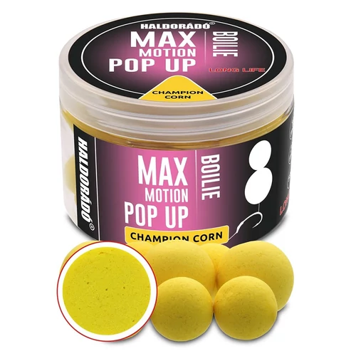 Haldorádó Max Motion Boilie Pop Up 16, 20 mm - Champion Corn