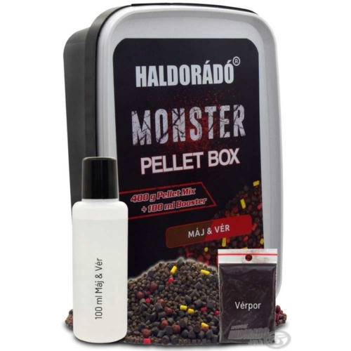 Haldorádó Monster Pellet Box - Máj & Vér