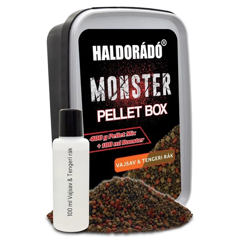Haldorádó Monster Pellet Box - Vajsav & Tengeri Rák