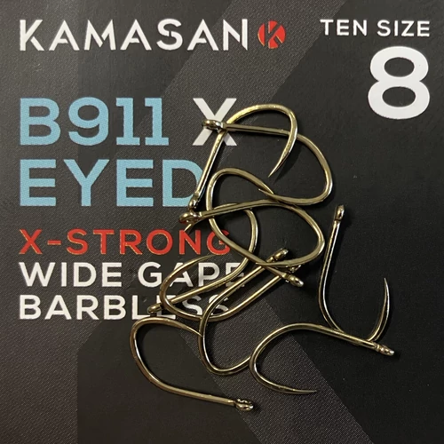 Kamasan B911 X Eyed 12 füles horog