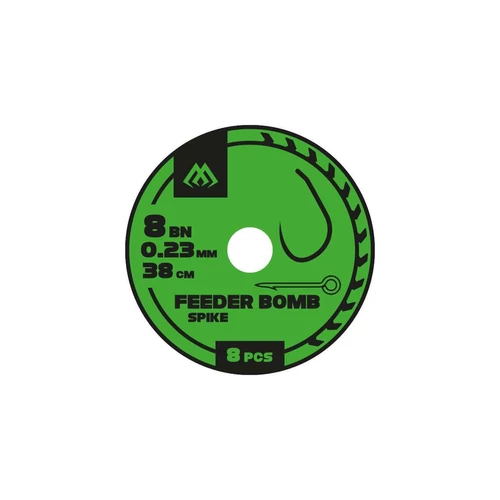 Mikado Feeder Bomb Csalitüskés Szakállnélküli Horog No. 8