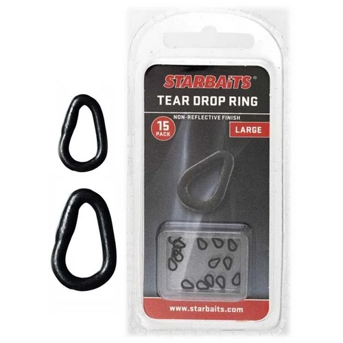 Starbaits Tear Drop Ring Large csep-karika (15db)