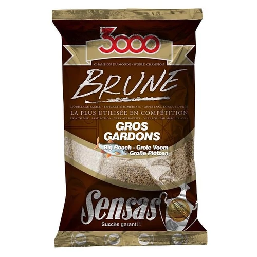 Sensas 3000 Brune Gross Gardons (nagy bodorka-barna) 1kg