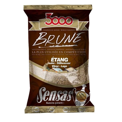 Sensas 3000 Brune Etang (tavak-barna) 1kg