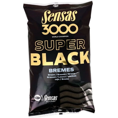 Sensas 3000 Super Black (Dévér-fekete) 1kg