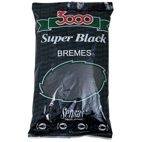 Sensas 3000 Super Black (Dévér-fekete) 1kg