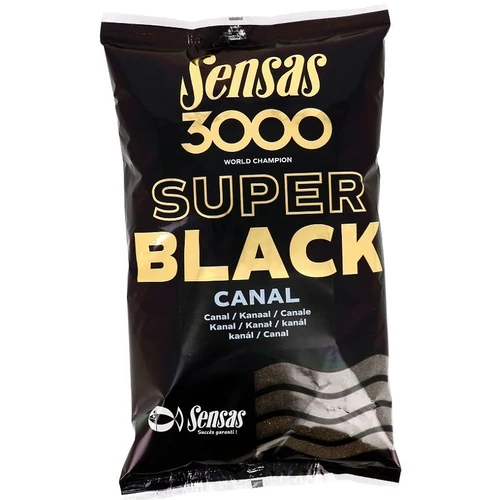 Sensas 3000 Super Black (csatorna-fekete) 1kg