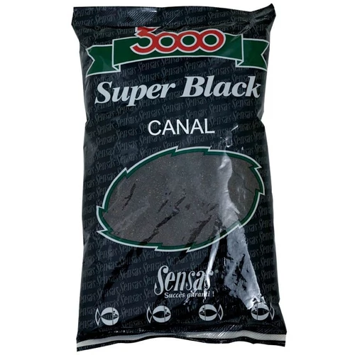 Sensas 3000 Super Black (csatorna-fekete) 1kg