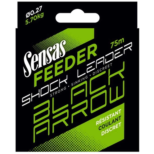 Sensas Shock Leader Feeder Black Arrow 75m 0,27mm