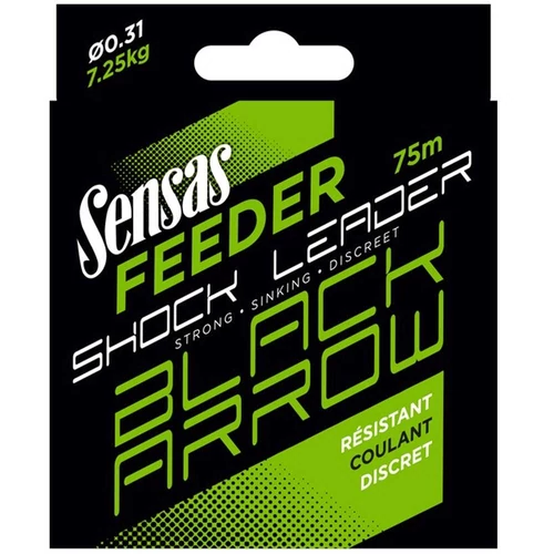 Sensas Shock Leader Feeder Black Arrow 75m 0,31mm