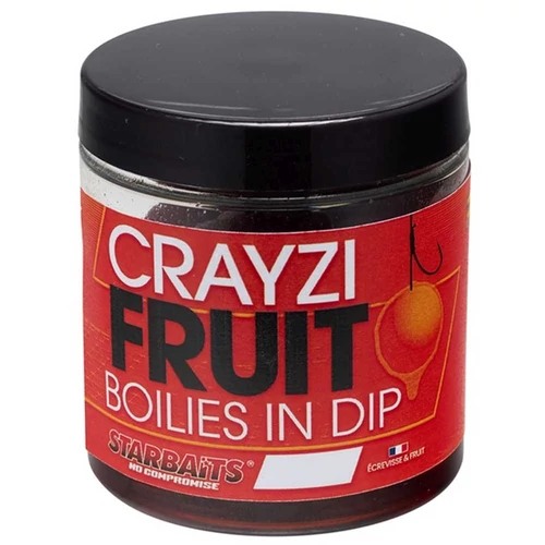 Starbaits Boilies In Dip Crayzi Fruit 150g 20mm