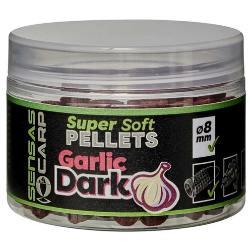 Sensas Pellet Super Soft Garlic Dark 60g 8mm