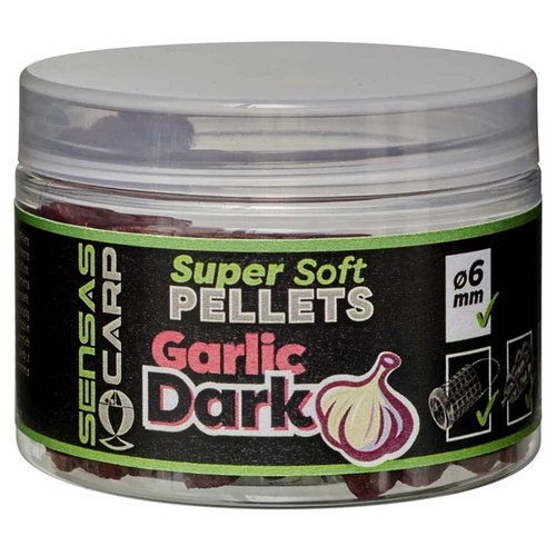 Sensas Pellet Super Soft Garlic Dark 60g 6mm