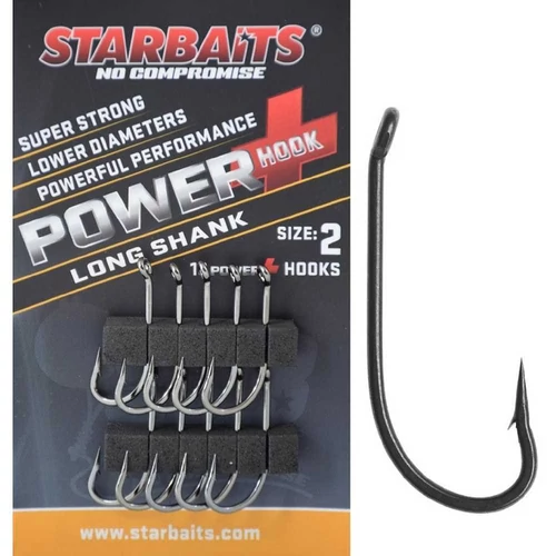 Starbaits Horog Power Long Shank 2 (10db)