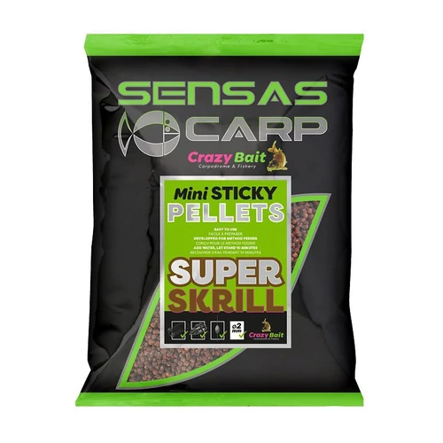 Sensas Pellet Mini Sticky Super Krill (krill) 700g