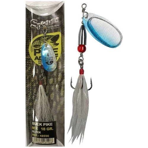 Pezon & Michel Körforgó villantó Buck Pike 20g Bleak