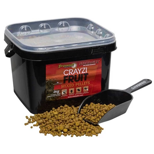 Starbaits Pellet Mixed Crayzi Fruit 2kg