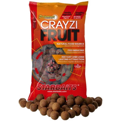 Starbaits Boilies Crayzi Fruit 800g 30mm