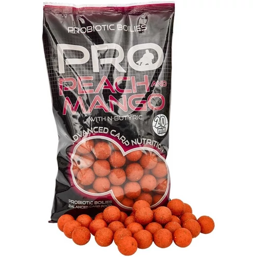 Starbaits Boilies Pro Peach & Mango 800g 30mm