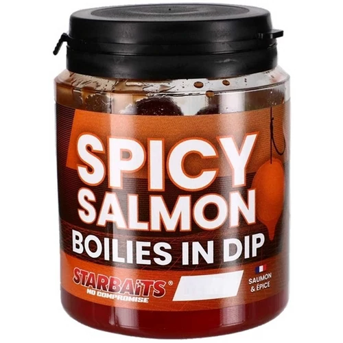 Starbaits Boilies in Dip Spicy Salmon 150g 20mm