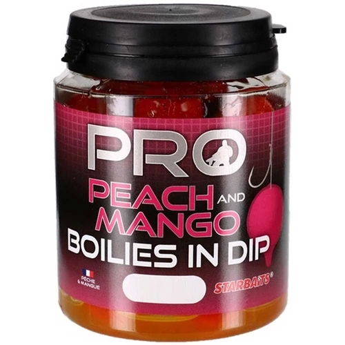 Starbaits Boilies In Dip Pro Peach Mango 150g 24mm