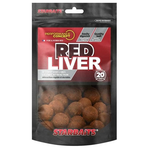 Starbaits Boilies Red Liver 200g 20mm