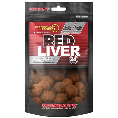 Starbaits Boilies Red Liver 200g 24mm