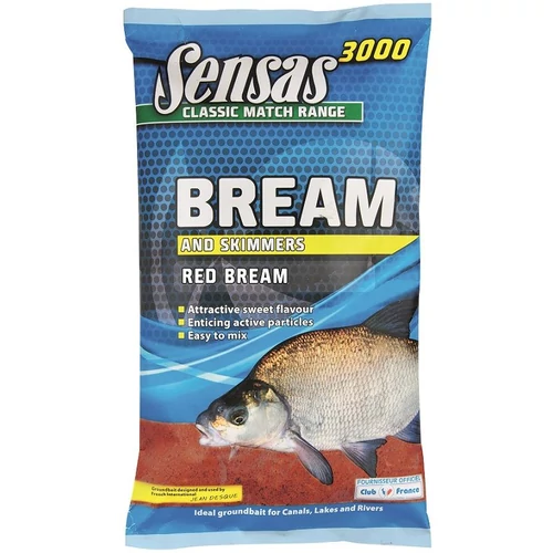 Sensas 3000 UK Super Bream Red (dévér-piros) 1kg