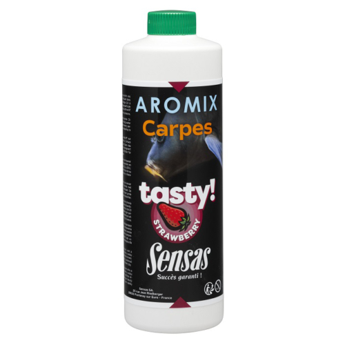 Sensas Aromix Carp Tasty Strawberry (eper) 500ml