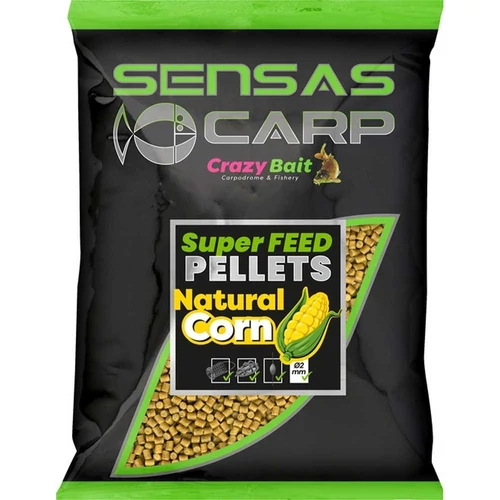 Sensas Pellet Super Feed Natural Corn 650g 2mm