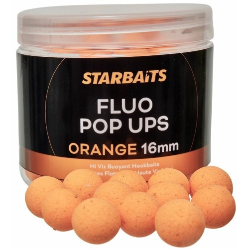 Starbaits Fluo Pop Ups Orange 16mm 70g