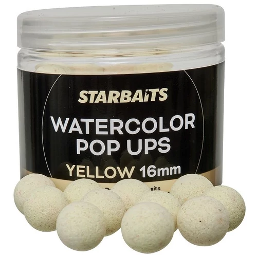 Starbaits Watercolor Pop Ups Yellow 12mm 70g